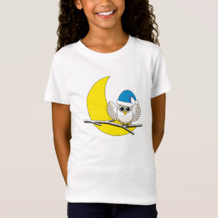 T-Shirt Chouette neigeuse dans une nouvelle nuit d'hiver s