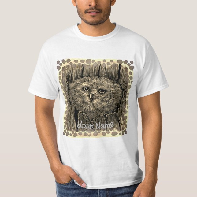 T-Shirt Chouette Peeper (Devant)