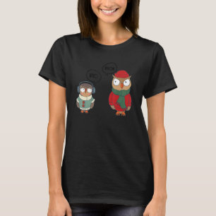 T-shirt Chouette Qui Mauvaise Grammaire Police Anglais Ens