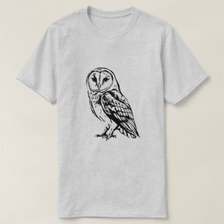 T-shirt Chouette rayée