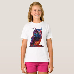 T-shirt Chouette rayonnante