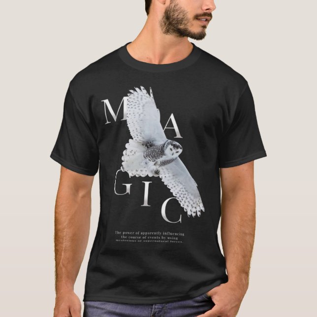 T-shirt Chouette Sagesse Oiseau Smart 1 (Devant)
