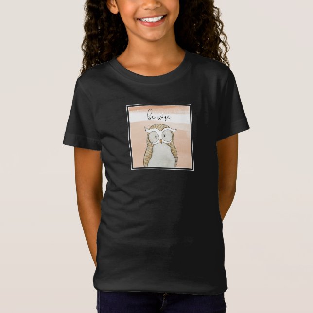 T-Shirt Chouette | Soyez sages (Devant)