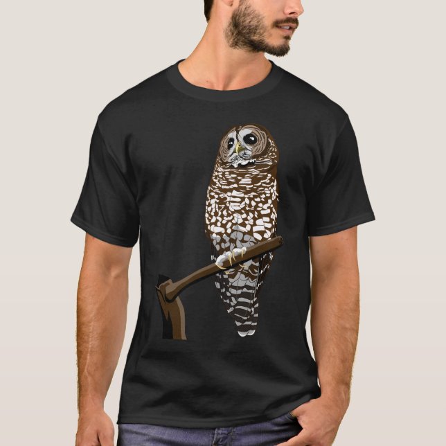T-shirt Chouette tachetée (Devant)