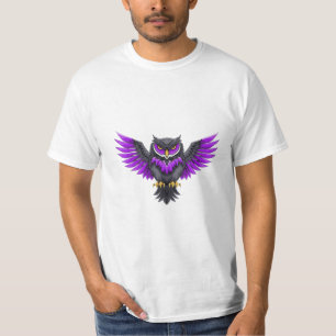 T-shirt Chouette violette de Fierce