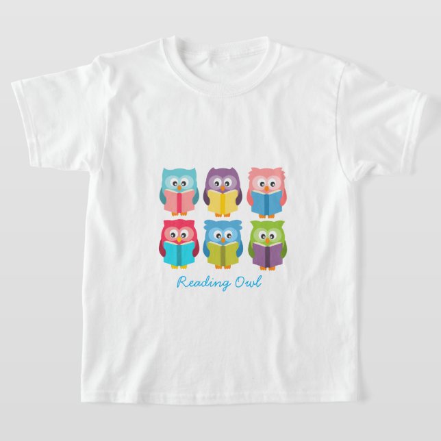 T-shirt Chouettes à lire mignonnes (Poser)