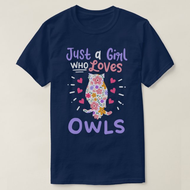 T-shirt Chouettes Chouette Lover (Design devant)
