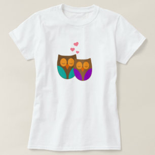 T-shirt Chouettes dans un nid