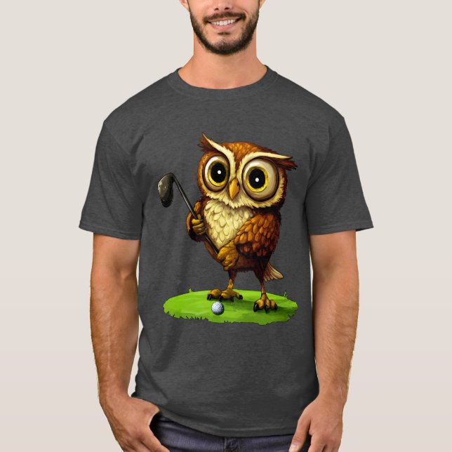 T-shirt Chouettes de golf (Devant)