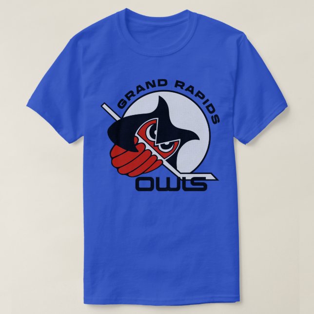 T-shirt Chouettes de Grand Rapids Défaut Hockey IHL (Design devant)