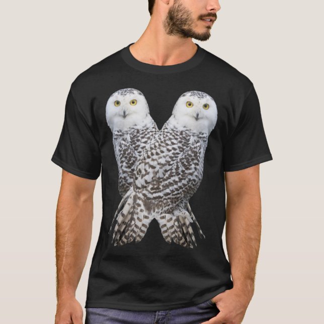 T-shirt Chouettes des neiges (Devant)