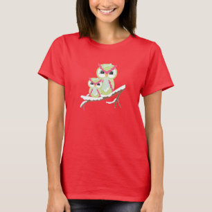 T-shirt Chouettes d'hiver