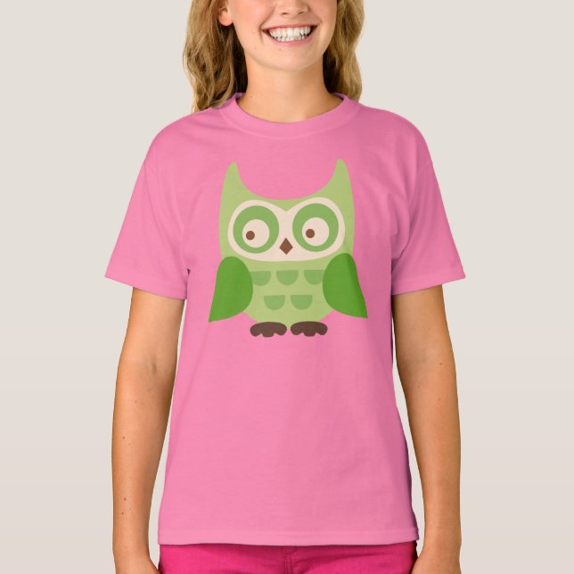T-shirt Chouettes mignonnes (Devant)