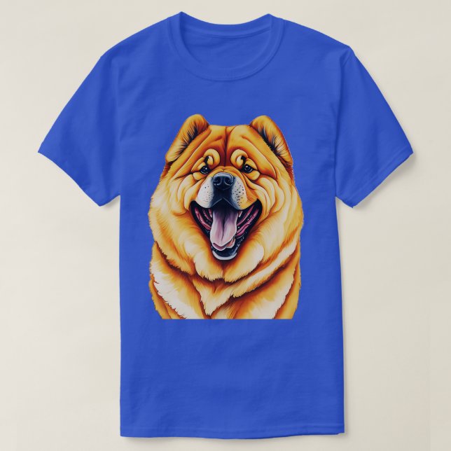 T-shirt Chow Chow Chien (Design devant)