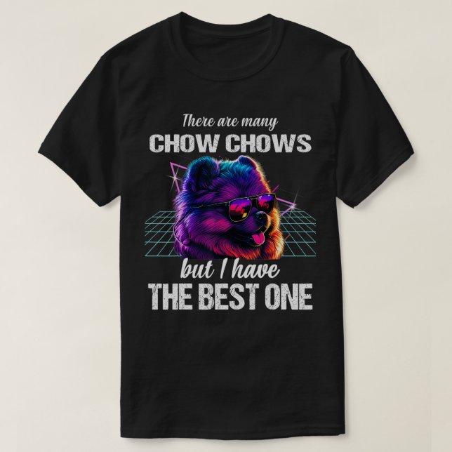 T-shirt Chow Chow Chien Chow Chow Chow Chow (Design devant)