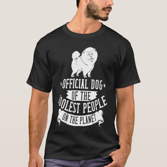 T-shirt Chow Chow Chig Chipies Propriétaire (Devant)