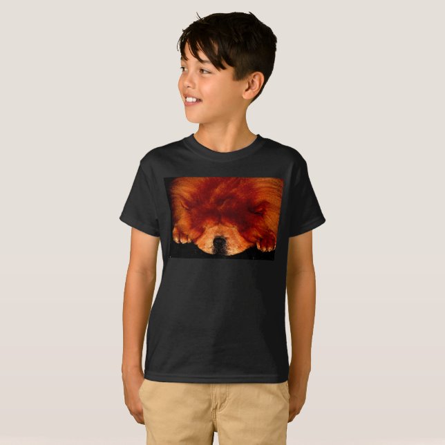 T-shirt Chow Chow Chow Chow bcnm (Devant entier)