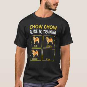 T-shirt Chow Chow Guide Pour L'Entraînement De L'Obéissanc