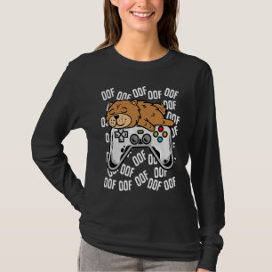 T-shirt Chow Chow Jeu Vidéo Noob Oof Kids Boys Girls