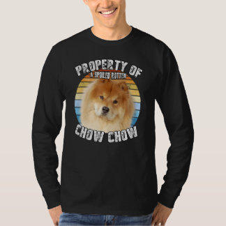 T-shirt Chow Chow Red Retro Property Of