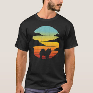 T-shirt Chow Chow Retro Vintage 60s les années 70 Amoureux