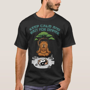 T-shirt Chow Chow Zen Wait