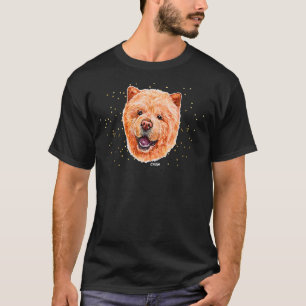 T-shirt Chow Dogs Portrait 4 Animaux de compagnie Chow Dog