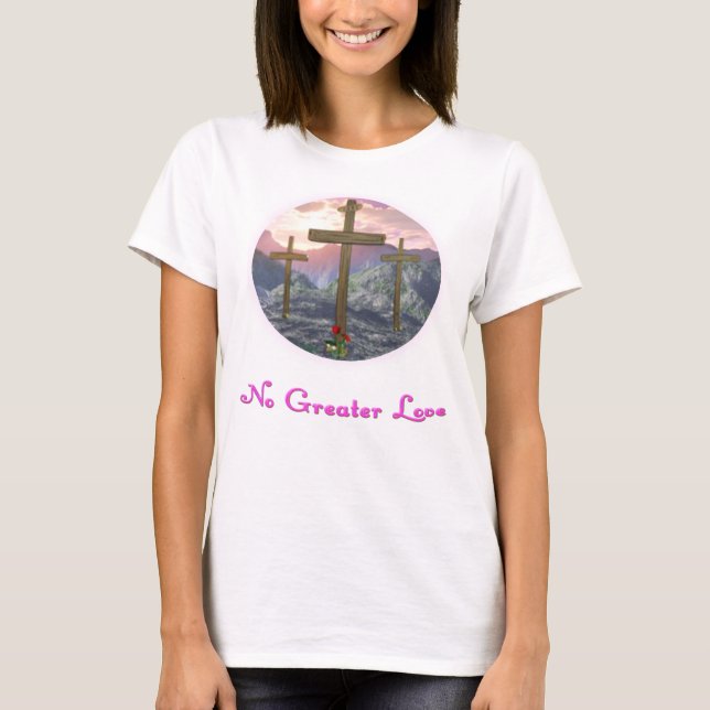 T-shirt chrétien à trois croix (Devant)