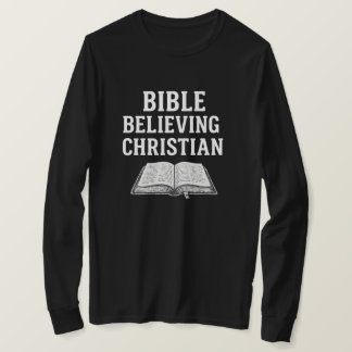 T-shirt Chrétien croyant en la Bible - Chemise à manches l