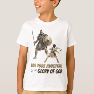 T-shirt chrétien David & Goliath pour garçons