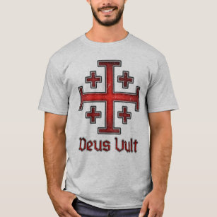 T-shirt Chrétien de croix de croisé de Templar de