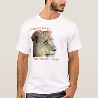 T-shirt chrétien de lion