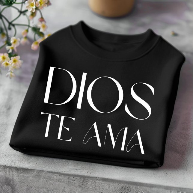 T-shirt chrétien espagnol Dios Te Ama (Créateur téléchargé)
