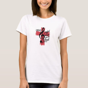 T-shirt chrétien Fais un bruit joyeux