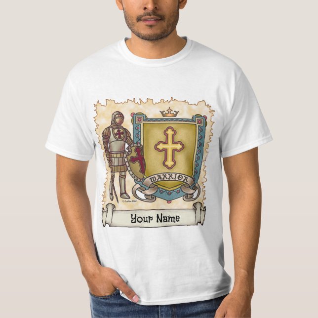 T-shirt chrétien Guerrier pour Dieu  (Devant)