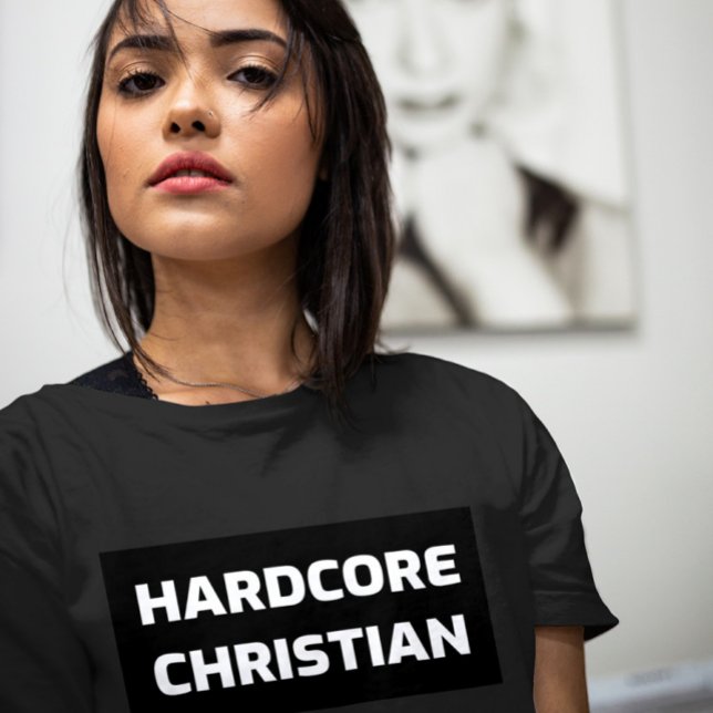T-SHIRT CHRÉTIEN HARDCORE (Créateur téléchargé)