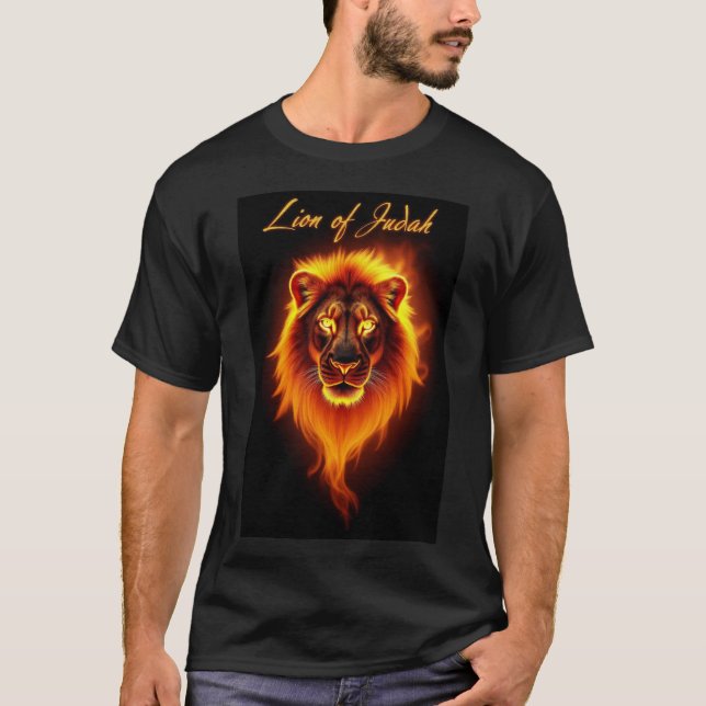 T-shirt chrétien "Lion de Juda" (Devant)