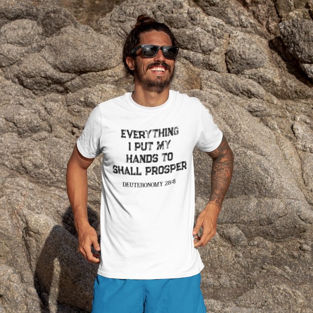 T-shirt chrétien masculin Prosper (Créateur téléchargé)