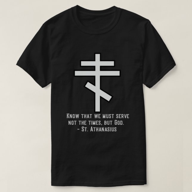 T-shirt Chrétien orthodoxe de l'Est (Design devant)