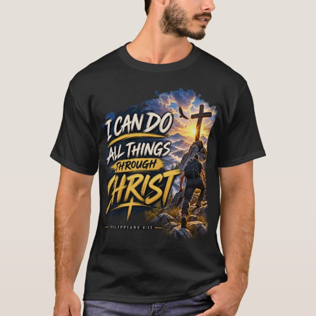 T-Shirt chrétien Philippiens 4:13 (Devant)