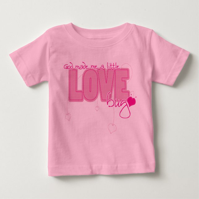T-shirt chrétien pour bébé - Little Love Bug (Devant)