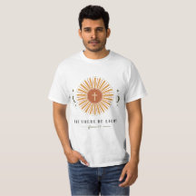T-shirt chrétien pour homme «Que la lumière soit»