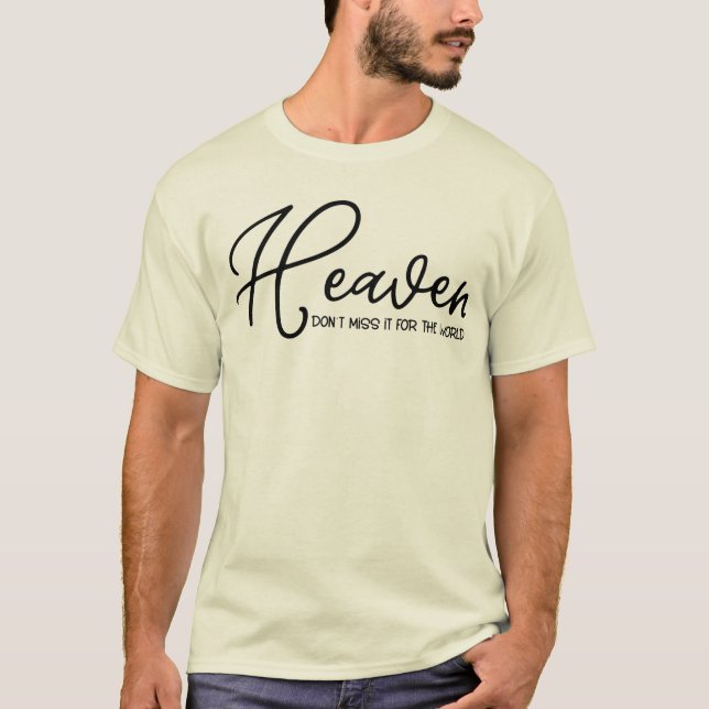 T-shirt chrétien pour hommes (Devant)
