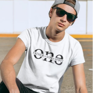 T-shirt chrétien pour hommes - Père, Fils, Esprit 