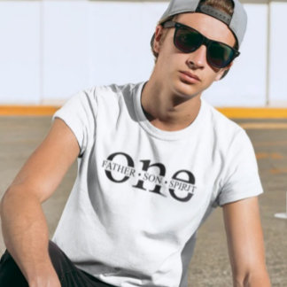 T-shirt chrétien pour hommes - Père, Fils, Esprit 
