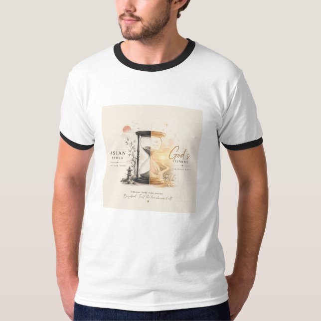 T-Shirt Chrétien sur le Timing de Dieu (Devant)
