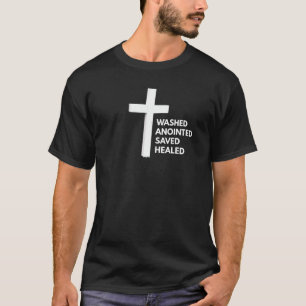 T-shirt chrétien WASH – Lavé Ointé Sauvé Guéri
