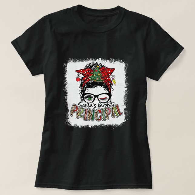 T-shirt Chri principal principal préféré de Bleached Messy (Design devant)