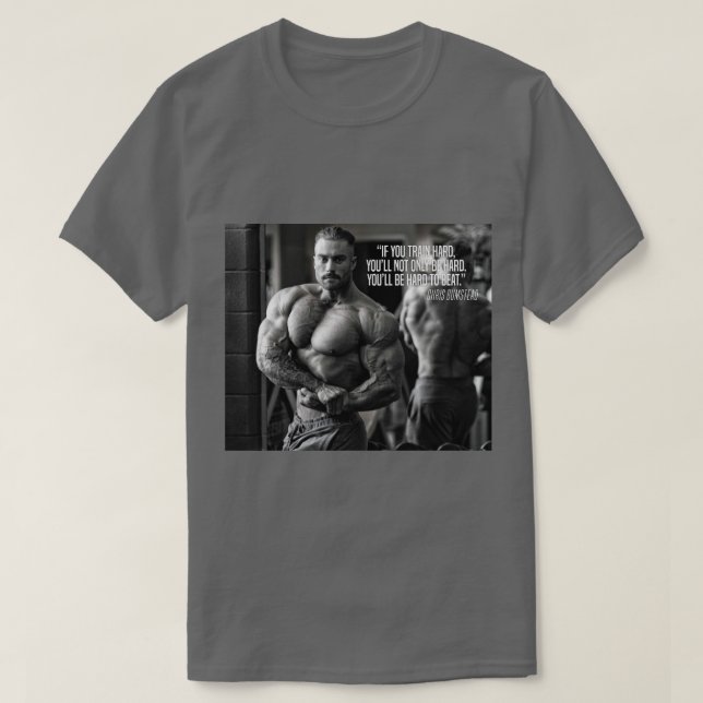 T-SHIRT CHRIS BUMSTEAD CBUM - BODYBUILDING - MOTIVATION (Design devant)