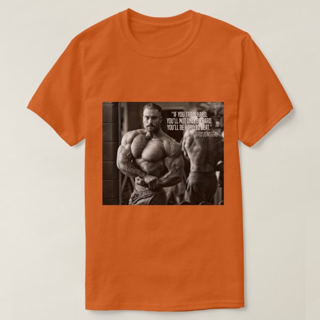 T-SHIRT CHRIS BUMSTEAD - DEVIS - BODYBUILING (Design devant)